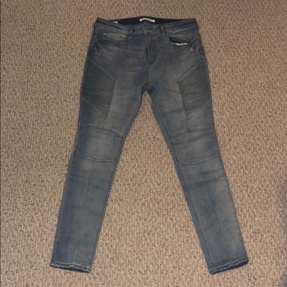 moto stacked skinny jeans